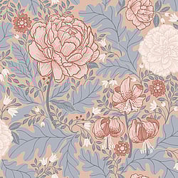 Galerie Wallcoverings Product Code: 14001 - Ekbacka Wallpaper Collection Galerie Wallcoverings Product Code 14001 - Ekbacka Wallpaper Collection - Pink Grey Colours - Camille Design