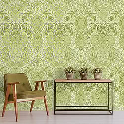 Galerie Wallcoverings Product Code: 26701 - Tropical Wallpaper Collection Galerie Wallcoverings Product Code 26701 - Tropical Wallpaper Collection - Avocado Colours - Tahiti Design