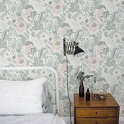Galerie Wallcoverings Product Code: 33000 - Apelviken 2 Wallpaper Collection Galerie Wallcoverings Product Code 33000 - Apelviken 2 Wallpaper Collection - White Lightgreen Colours - Anemone Design