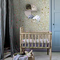 Galerie Wallcoverings Product Code: 33011 - Apelviken 2 Wallpaper Collection Galerie Wallcoverings Product Code 33011 - Apelviken 2 Wallpaper Collection - White Green Colours - Apples and Pears Design