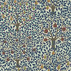 Galerie Wallcoverings Product Code: 33013 - Apelviken 2 Wallpaper Collection Galerie Wallcoverings Product Code 33013 - Apelviken 2 Wallpaper Collection - Blue Colours - Apples and Pears Design
