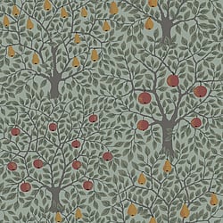 Galerie Wallcoverings Product Code: 33014 - Apelviken 2 Wallpaper Collection Galerie Wallcoverings Product Code 33014 - Apelviken 2 Wallpaper Collection - Green Colours - Apples and Pears Design