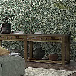 Galerie Wallcoverings Product Code: 33304 - Eden Wallpaper Collection Galerie Wallcoverings Product Code 33304 - Eden Wallpaper Collection -  Jungle Leaves Design