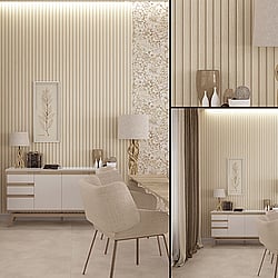 Galerie Wallcoverings Product Code: 33957 - Eden Wallpaper Collection Galerie Wallcoverings Product Code 33957 - Eden Wallpaper Collection -  Wood Stripe Design