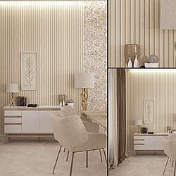Galerie Wallcoverings Product Code: 33957 - Eden Wallpaper Collection Galerie Wallcoverings Product Code 33957 - Eden Wallpaper Collection -  Wood Stripe Design