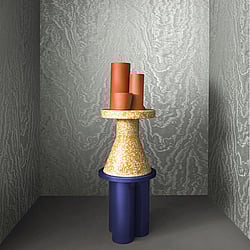 Galerie Wallcoverings Product Code: 34923 - Eclectic Wallpaper Collection Galerie Wallcoverings Product Code 34923 - Eclectic Wallpaper Collection - Silver Colours - Metallic look Design