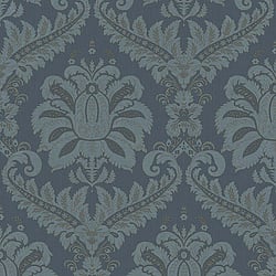 Galerie Wallcoverings Product Code 35926 - Ornamenta Wallpaper Collection - Blue Gold Colours -  