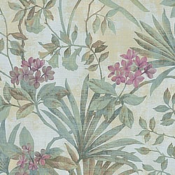 Galerie Wallcoverings Product Code: 3703 - Tendenza Wallpaper Collection Galerie Wallcoverings Product Code 3703 - Tendenza Wallpaper Collection - Blue Green Colours - Botanical Print Design