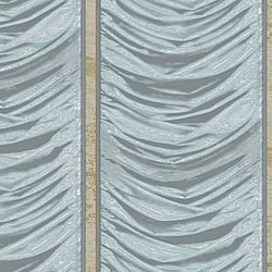 Galerie Wallcoverings Product Code: 42546 - Opulence Wallpaper Collection Galerie Wallcoverings Product Code 42546 - Opulence Wallpaper Collection - Blue Gold Colours - Drape Effect Design