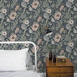 Galerie Wallcoverings Product Code: 44103 - Apelviken 2 Wallpaper Collection Galerie Wallcoverings Product Code 44103 - Apelviken 2 Wallpaper Collection - Blue Colours - Anemone Design