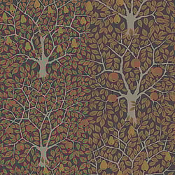 Galerie Wallcoverings Product Code: 44109 - Apelviken 2 Wallpaper Collection Galerie Wallcoverings Product Code 44109 - Apelviken 2 Wallpaper Collection - Chocolate Colours - Apples and Pears Design