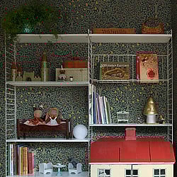 Galerie Wallcoverings Product Code: 44110 - Apelviken 2 Wallpaper Collection Galerie Wallcoverings Product Code 44110 - Apelviken 2 Wallpaper Collection - Black Green Colours - Apples and Pears Design
