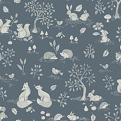 Galerie Wallcoverings Product Code: 44129 - Apelviken 2 Wallpaper Collection Galerie Wallcoverings Product Code 44129 - Apelviken 2 Wallpaper Collection - Blue Colours - Woodland Walk Design