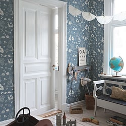 Galerie Wallcoverings Product Code: 44129 - Apelviken 2 Wallpaper Collection Galerie Wallcoverings Product Code 44129 - Apelviken 2 Wallpaper Collection - Blue Colours - Woodland Walk Design