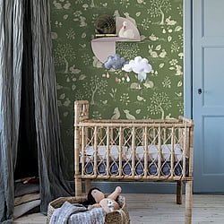 Galerie Wallcoverings Product Code: 44131 - Apelviken 2 Wallpaper Collection Galerie Wallcoverings Product Code 44131 - Apelviken 2 Wallpaper Collection - Green Colours - Woodland Walk Design