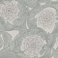 Galerie Wallcoverings Product Code: 51008 - Blomstermala Wallpaper Collection Galerie Wallcoverings Product Code 51008 - Blomstermala Wallpaper Collection - Grey Colours - Big Bloom Design