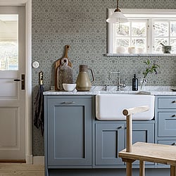 Galerie Wallcoverings Product Code: 51018 - Blomstermala Wallpaper Collection Galerie Wallcoverings Product Code 51018 - Blomstermala Wallpaper Collection - Grey Colours - Floral Collage Design