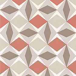 Galerie Wallcoverings Product Code: 51144010 - Skandinavia 2 Wallpaper Collection Galerie Wallcoverings Product Code 51144010 - Skandinavia 2 Wallpaper Collection - Beige Grey Red Colours - Red Beige Oslo Geometric Design
