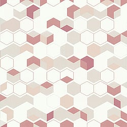 Galerie Wallcoverings Product Code: 51183903 - Skandinavia 2 Wallpaper Collection Galerie Wallcoverings Product Code 51183903 - Skandinavia 2 Wallpaper Collection - Pink Colours - Pink Skandi Blocks Design