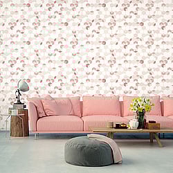 Galerie Wallcoverings Product Code: 51183903 - Skandinavia 2 Wallpaper Collection Galerie Wallcoverings Product Code 51183903 - Skandinavia 2 Wallpaper Collection - Pink Colours - Pink Skandi Blocks Design