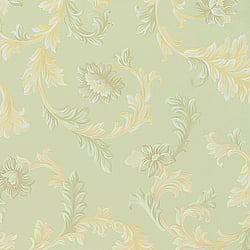 Galerie Wallcoverings Product Code: 90203 - Neapolis 2 Wallpaper Collection Galerie Wallcoverings Product Code 90203 - Neapolis 2 Wallpaper Collection - Green Colours - Acanthus Trail Design