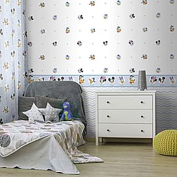 Galerie Wallcoverings Product Code: Blue-Mickey-Mouse-Them - Magical Kingdom Wallpaper Collection Galerie Wallcoverings Product Code Blue-Mickey-Mouse-Them - Magical Kingdom Wallpaper Collection -