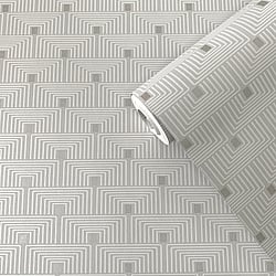 Galerie Wallcoverings Product Code: F-PL3002 - Boutique Wallpaper Collection Galerie Wallcoverings Product Code F-PL3002 - Boutique Wallpaper Collection - Silver Grey Colours - Geo Key Design
