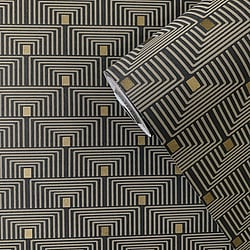 Galerie Wallcoverings Product Code: F-PL3006 - Boutique Wallpaper Collection Galerie Wallcoverings Product Code F-PL3006 - Boutique Wallpaper Collection - Black Colours - Geo Key Design