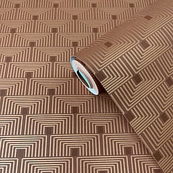 Galerie Wallcoverings Product Code: F-PL3007 - Boutique Wallpaper Collection Galerie Wallcoverings Product Code F-PL3007 - Boutique Wallpaper Collection - Orange Colours - Geo Key Design