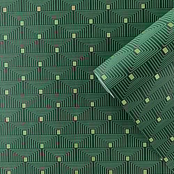 Galerie Wallcoverings Product Code: F-PL3008 - Boutique Wallpaper Collection Galerie Wallcoverings Product Code F-PL3008 - Boutique Wallpaper Collection - Green Colours - Geo Key Design