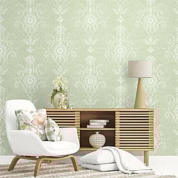 Galerie Wallcoverings Product Code: FC60304 - French Country Wallpaper Collection Galerie Wallcoverings Product Code FC60304 - French Country Wallpaper Collection - Washed Green Colours -  Colette Design
