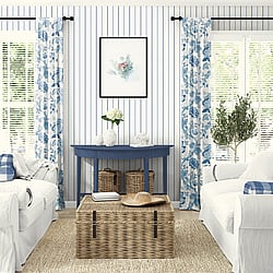Galerie Wallcoverings Product Code: FC62502 - French Country Wallpaper Collection Galerie Wallcoverings Product Code FC62502 - French Country Wallpaper Collection - Bedford Blue Colours -  Andree Design