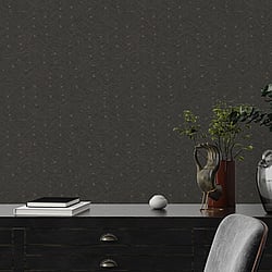 Galerie Wallcoverings Product Code: FS72021 - Fusion Wallpaper Collection Galerie Wallcoverings Product Code FS72021 - Fusion Wallpaper Collection - Brown Black Colours - Geo Swirl Motif Design
