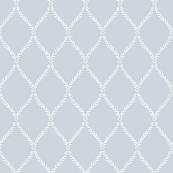 Galerie Wallcoverings Product Code: G45051 - Vintage Rose Wallpaper Collection Galerie Wallcoverings Product Code G45051 - Vintage Rose Wallpaper Collection - Blue White Colours - Laurel Trellis Design