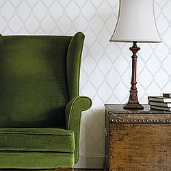 Galerie Wallcoverings Product Code: G45056 - Vintage Rose Wallpaper Collection Galerie Wallcoverings Product Code G45056 - Vintage Rose Wallpaper Collection - White Grey Colours - Laurel Trellis Design