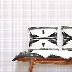 Galerie Wallcoverings Product Code: G45075 - Vintage Rose Wallpaper Collection Galerie Wallcoverings Product Code G45075 - Vintage Rose Wallpaper Collection - Pink Colours - Plaid Design
