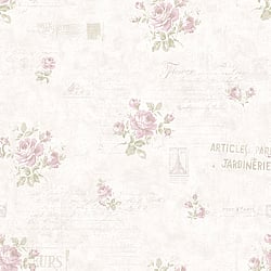 Galerie Wallcoverings Product Code: G45085 - Vintage Rose Wallpaper Collection Galerie Wallcoverings Product Code G45085 - Vintage Rose Wallpaper Collection - Pink Cream Colours - Postcard Florals Design
