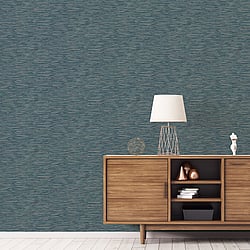 Galerie Wallcoverings Product Code: G56591 - Texstyle Wallpaper Collection Galerie Wallcoverings Product Code G56591 - Texstyle Wallpaper Collection - Turquoise Navy Colours - Bronze Effect Design