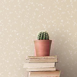 Galerie Wallcoverings Product Code: G67860 - Miniatures 3 Wallpaper Collection Galerie Wallcoverings Product Code G67860 - Miniatures 3 Wallpaper Collection - Cream White Colours - Floral Trail Design