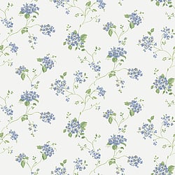 Galerie Wallcoverings Product Code: G67864 - Miniatures 3 Wallpaper Collection Galerie Wallcoverings Product Code G67864 - Miniatures 3 Wallpaper Collection - Blue Green White Colours - Small Floral Trail Design