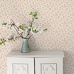 Galerie Wallcoverings Product Code: G67872 - Miniatures 2 Wallpaper Collection Galerie Wallcoverings Product Code G67872 - Miniatures 2 Wallpaper Collection - Red Cream Colours - Cow Parsley Design