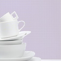 Galerie Wallcoverings Product Code: G67877 - Miniatures 2 Wallpaper Collection Galerie Wallcoverings Product Code G67877 - Miniatures 2 Wallpaper Collection - Purple White Colours - Small Gingham Plaid Design
