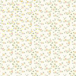 Galerie Wallcoverings Product Code: G67891 - Miniatures 3 Wallpaper Collection Galerie Wallcoverings Product Code G67891 - Miniatures 3 Wallpaper Collection - Yellow Green White Colours - Small Rose Trail Design