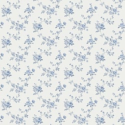 Galerie Wallcoverings Product Code: G67892 - Miniatures 3 Wallpaper Collection Galerie Wallcoverings Product Code G67892 - Miniatures 3 Wallpaper Collection - Blue White Colours - Medium Rose Trail Design