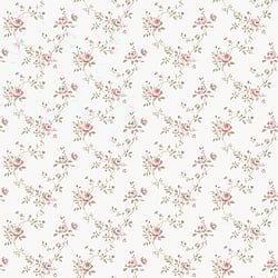 Galerie Wallcoverings Product Code: G67897 - Miniatures 3 Wallpaper Collection Galerie Wallcoverings Product Code G67897 - Miniatures 3 Wallpaper Collection - Pink White Cream Colours - Medium Rose Trail Design