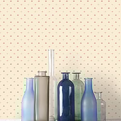 Galerie Wallcoverings Product Code: G67902 - Miniatures 3 Wallpaper Collection Galerie Wallcoverings Product Code G67902 - Miniatures 3 Wallpaper Collection - Pink Beige Cream Colours - Mini Fan Motif Design