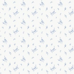 Galerie Wallcoverings Product Code: G67915 - Miniatures 3 Wallpaper Collection Galerie Wallcoverings Product Code G67915 - Miniatures 3 Wallpaper Collection - Blue White Colours - Small Floral Sprig Design