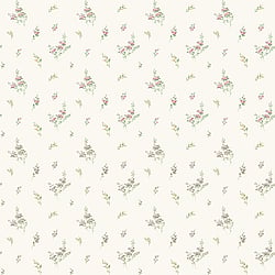 Galerie Wallcoverings Product Code: G67918 - Miniatures 3 Wallpaper Collection Galerie Wallcoverings Product Code G67918 - Miniatures 3 Wallpaper Collection - Pink White Green Colours - Small Floral Sprig Design