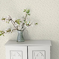 Galerie Wallcoverings Product Code: G67922 - Miniatures 3 Wallpaper Collection Galerie Wallcoverings Product Code G67922 - Miniatures 3 Wallpaper Collection - Cream Green Pink Purple Colours - Small Floral Trail Design