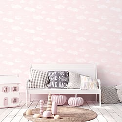 Galerie Wallcoverings Product Code: G78358 - Tiny Tots 2 Wallpaper Collection Galerie Wallcoverings Product Code G78358 - Tiny Tots 2 Wallpaper Collection - Pink Colours - Cloud Design